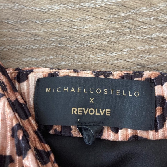 Leopard print short romper by Michael Costello x Revolve - Picture 7 of 7
